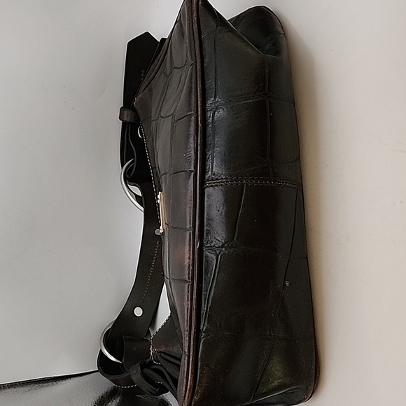 Vintage Dooney and Bourke Crocodile Embossed Leather Bag - Picture 11 of 16